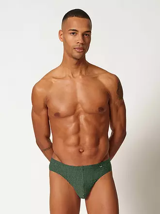 SKINY | Brasil Slip 2er Pkg olive stripes | 